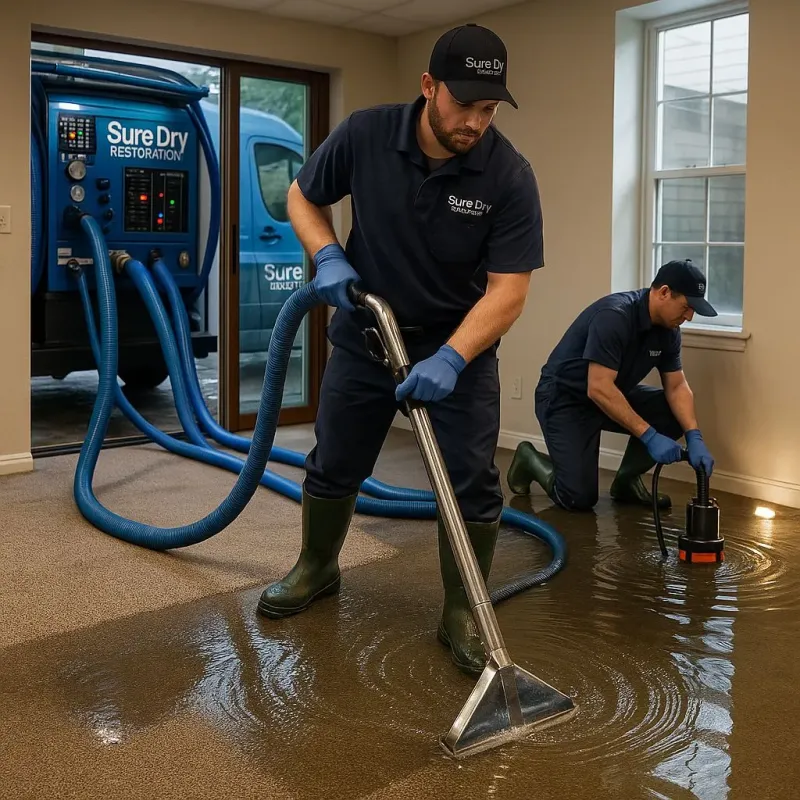 Water Extraction and Removal process in Huntsville, TN